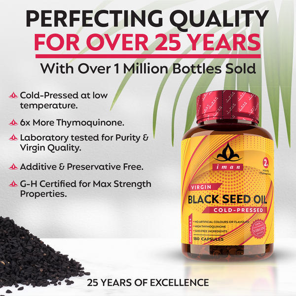 High Strength Black Seed Oil (180 Capsules)