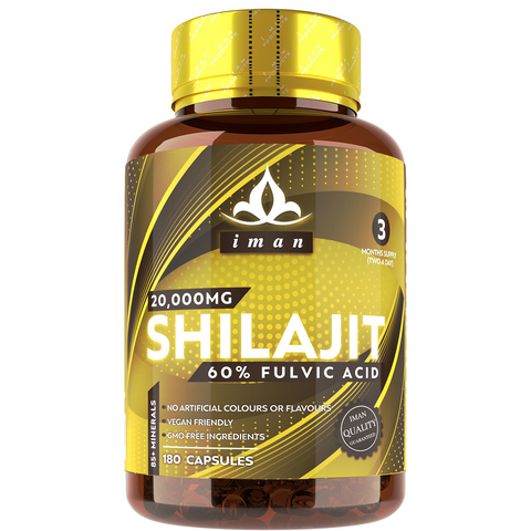 High Strength Shilajit 20,000mg Capsules (180 Count)