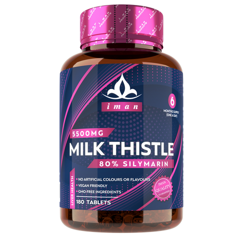 High Strength Milk Thistle 5500mg Tablets (180 Count)