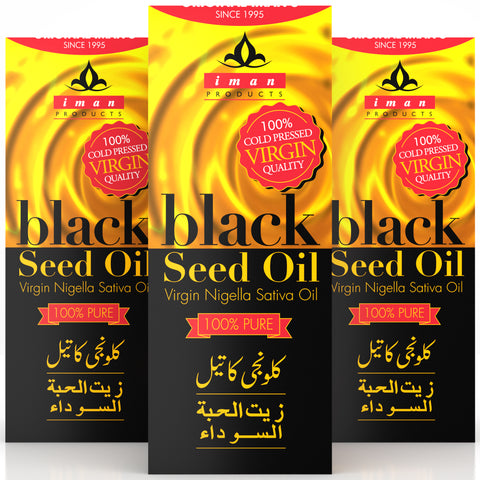 Virgin (Cold-Pressed) Black Seed Oil 3 x 100ml